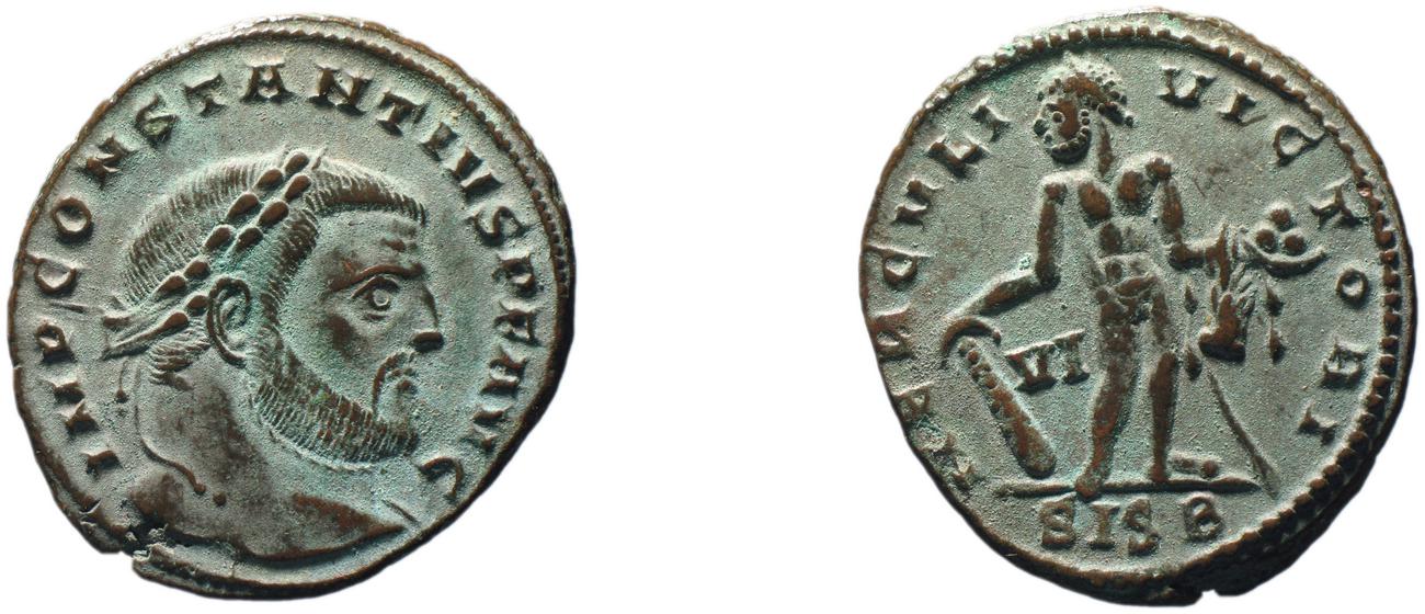 RIC VI Siscia 165a, аверс, bm