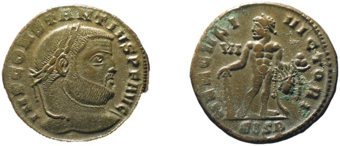 RIC VI Siscia 165a, реверс, bm