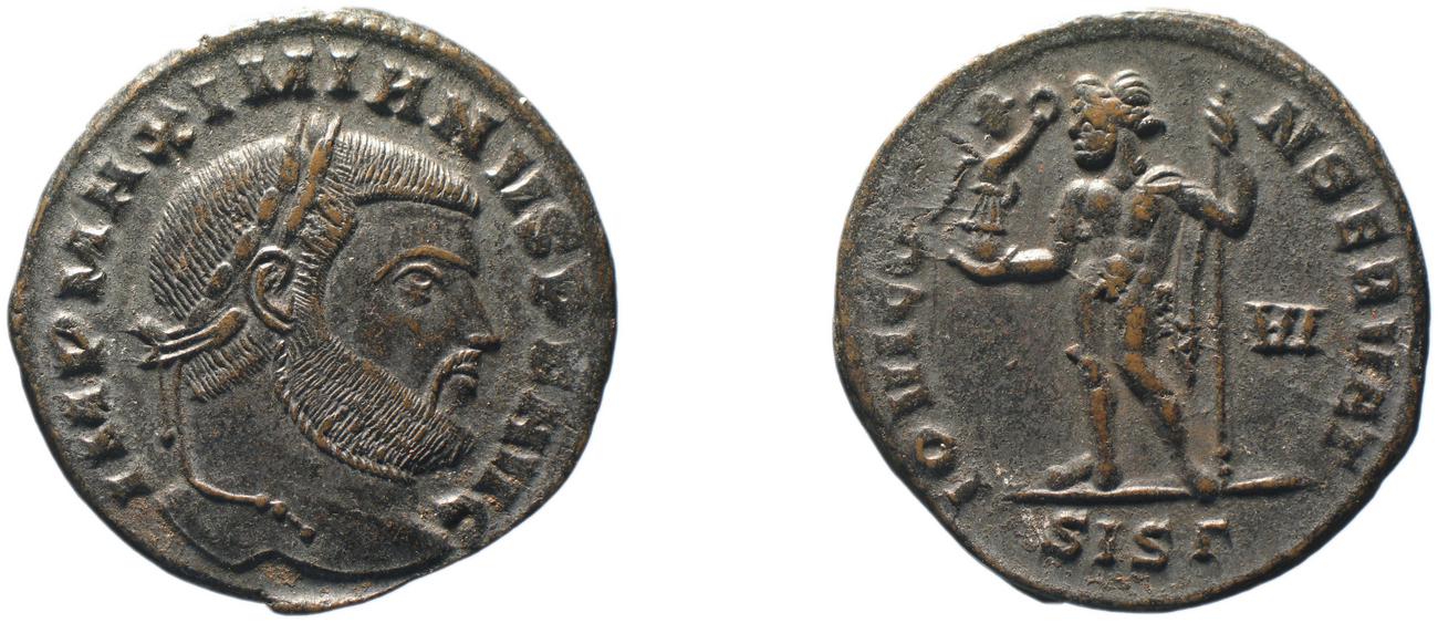 RIC VI Siscia 179b, аверс, bm