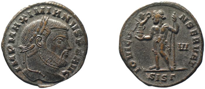 RIC VI Siscia 179b, реверс, bm