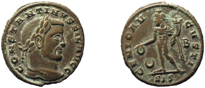 RIC VI Siscia 200b, реверс, bm