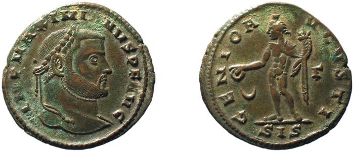 RIC VI Siscia 207a, реверс, bm