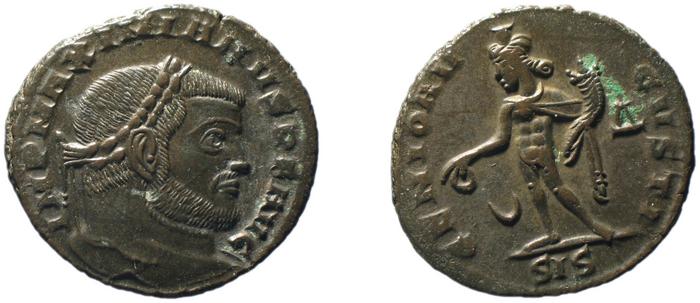 RIC VI Siscia 207a, реверс, bm