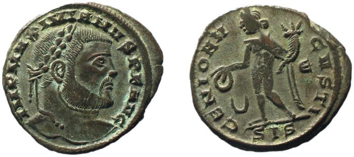 RIC VI Siscia 207a, реверс, bm