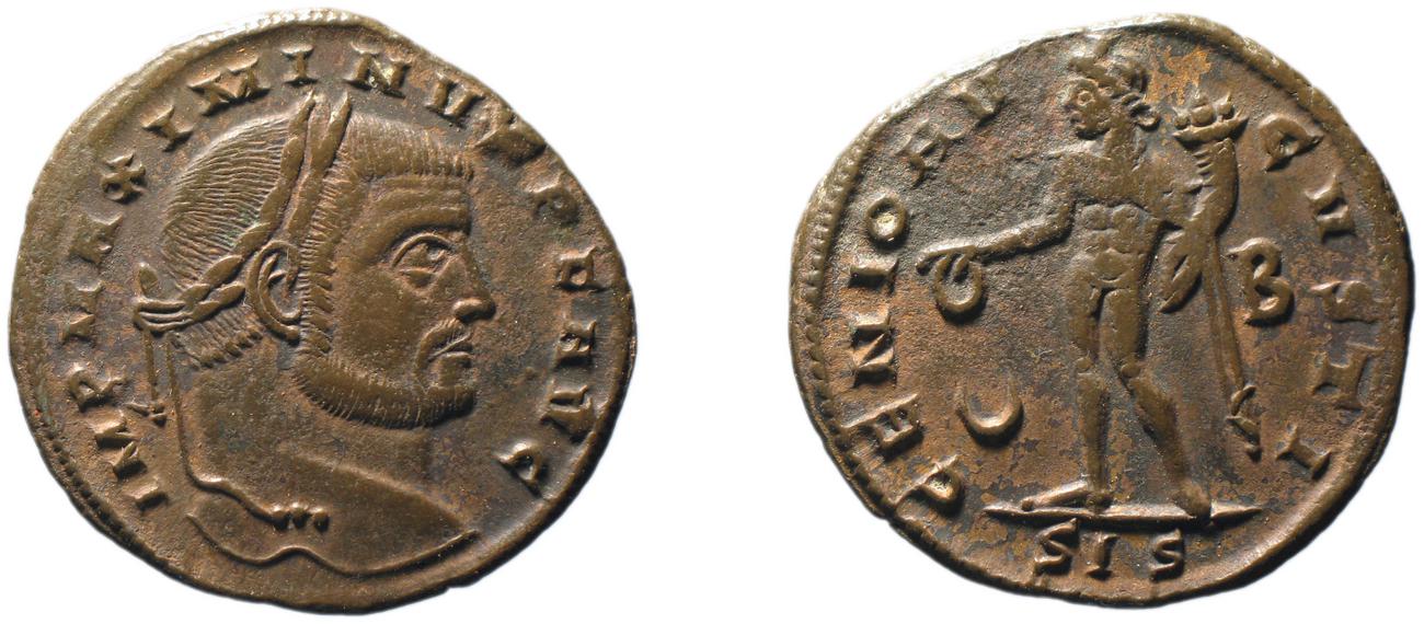 RIC VI Siscia 207c, аверс, bm