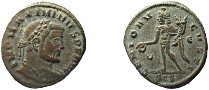 RIC VI Siscia 207c, реверс, bm