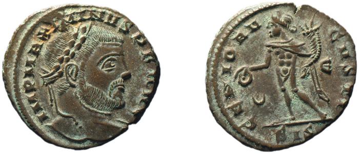RIC VI Siscia 207c, реверс, bm
