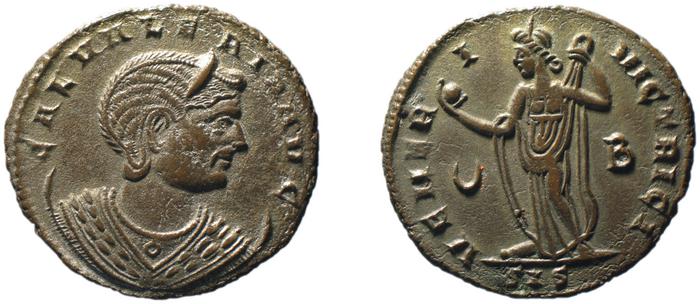 RIC VI Siscia 211, реверс, bm