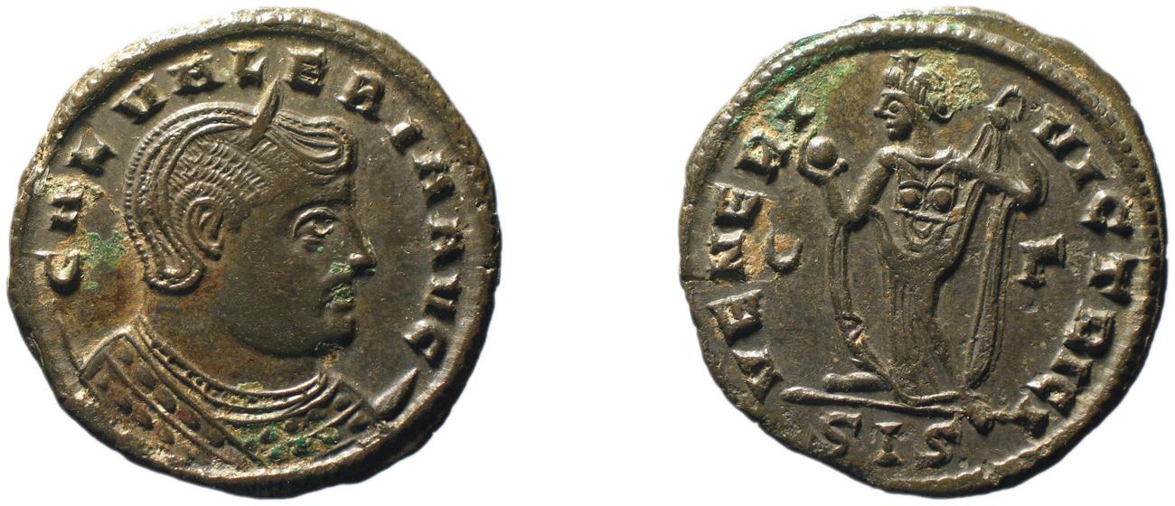 RIC VI Siscia 211, аверс, bm
