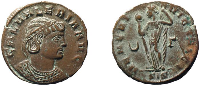 RIC VI Siscia 211, реверс, bm