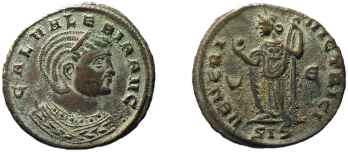 RIC VI Siscia 211, реверс, bm