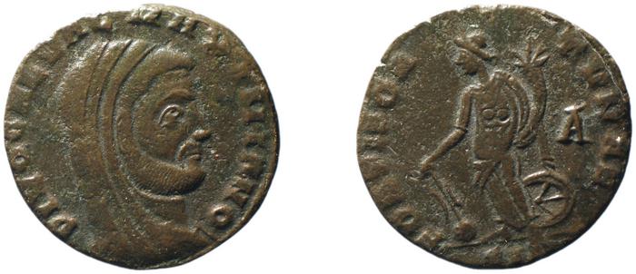 RIC VI Siscia 221, реверс, bm