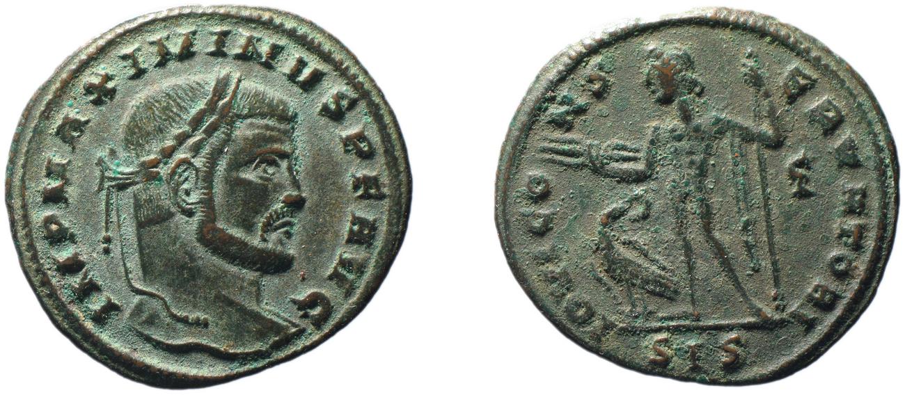 RIC VI Siscia 222b, аверс, bm