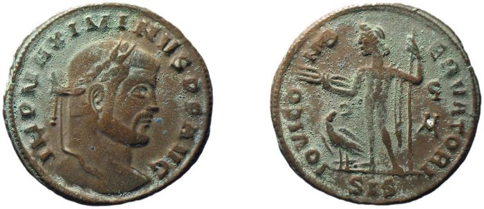 RIC VI Siscia 225b, реверс, bm