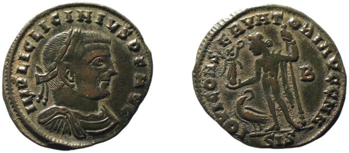 RIC VI Siscia 232a, реверс, bm