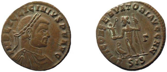 RIC VI Siscia 232a, реверс, bm