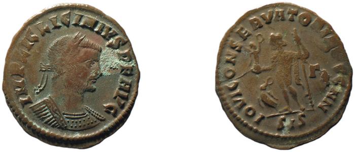 RIC VI Siscia 232a, реверс, bm