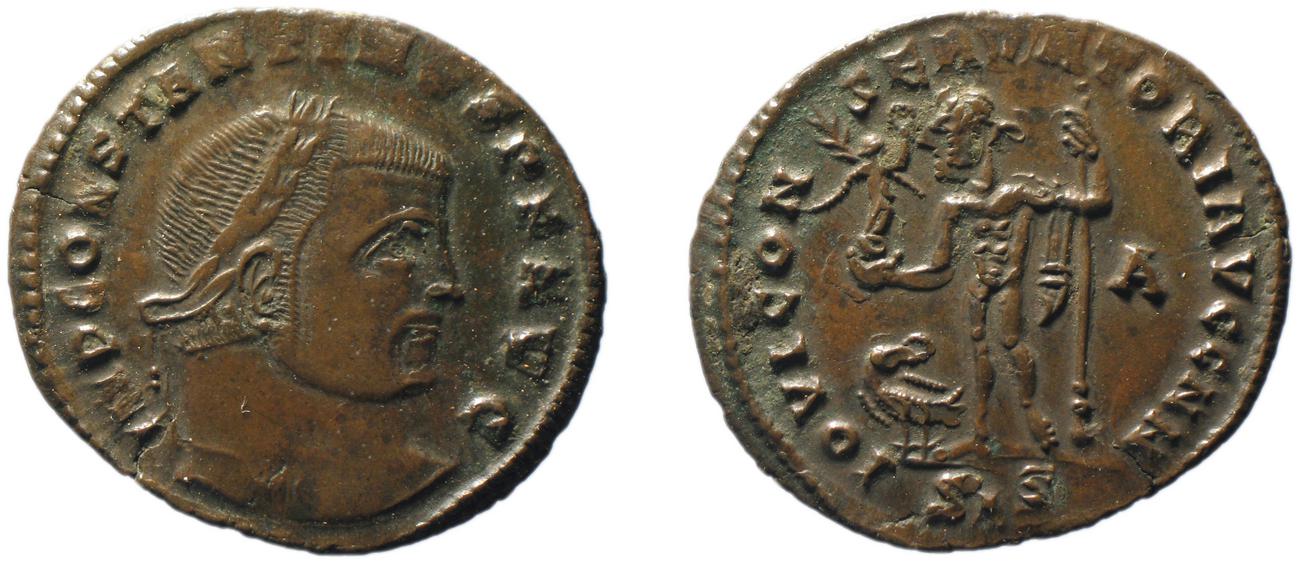 RIC VI Siscia 232b, аверс, bm