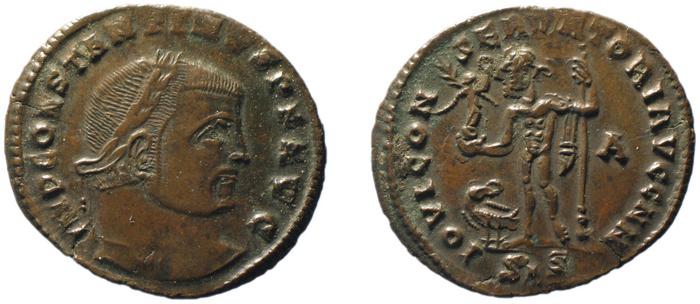RIC VI Siscia 232b, реверс, bm