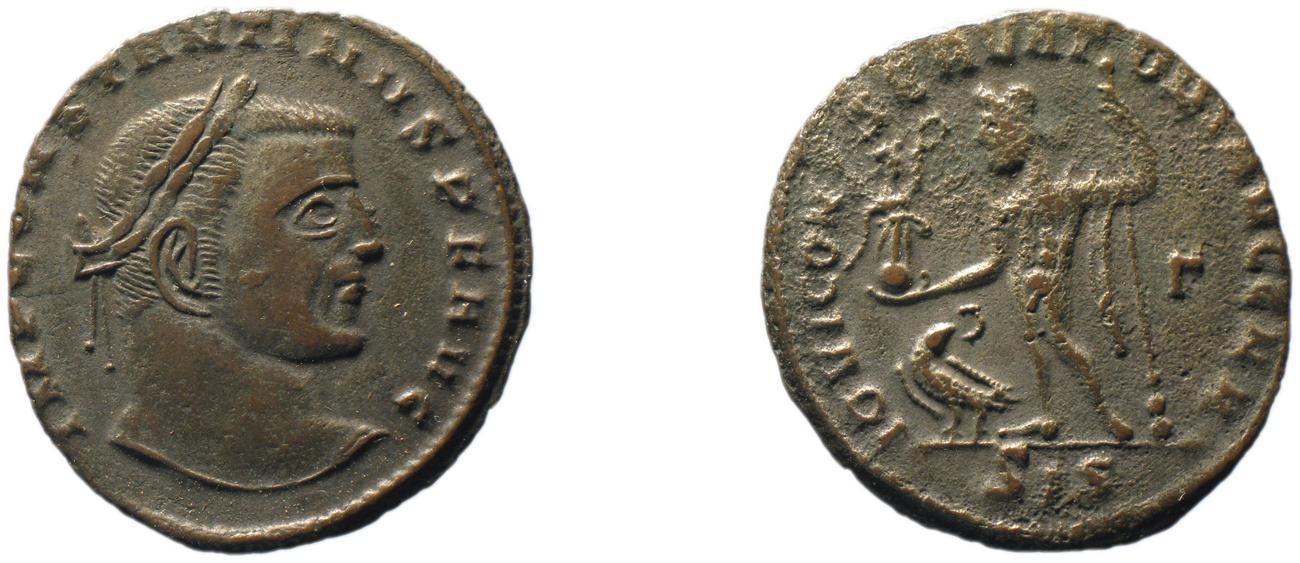 RIC VI Siscia 232b, аверс, bm