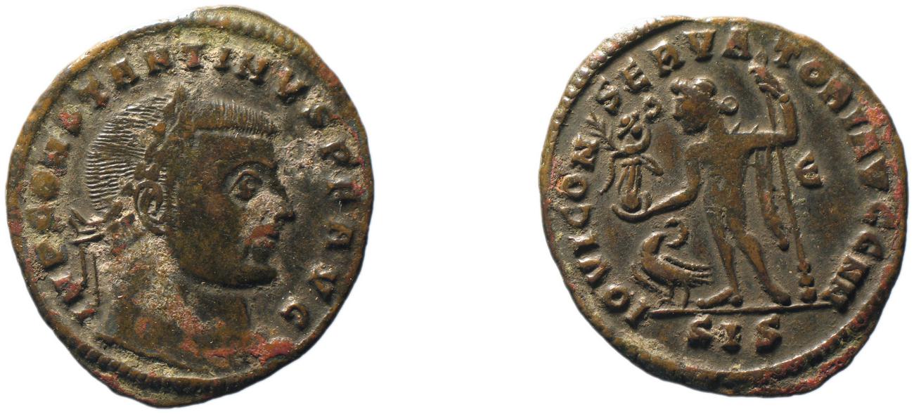 RIC VI Siscia 232b, аверс, bm