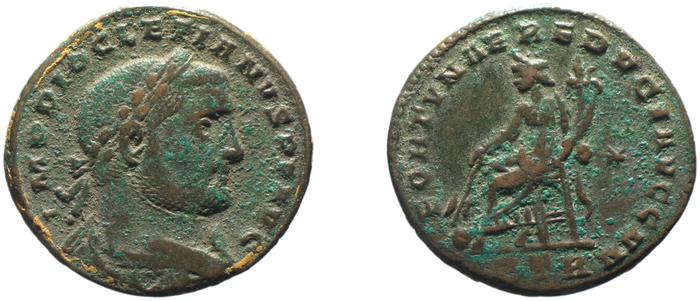 RIC VI Treveri 381a, реверс, bm