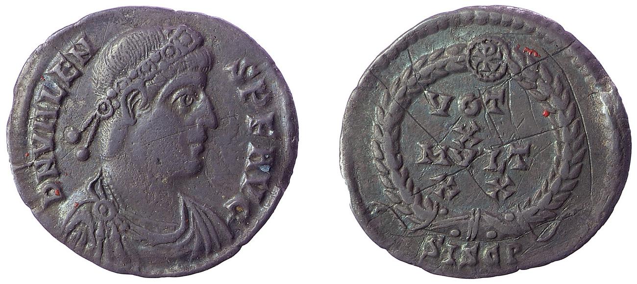 RIC IX Siscia 12B, аверс, bm