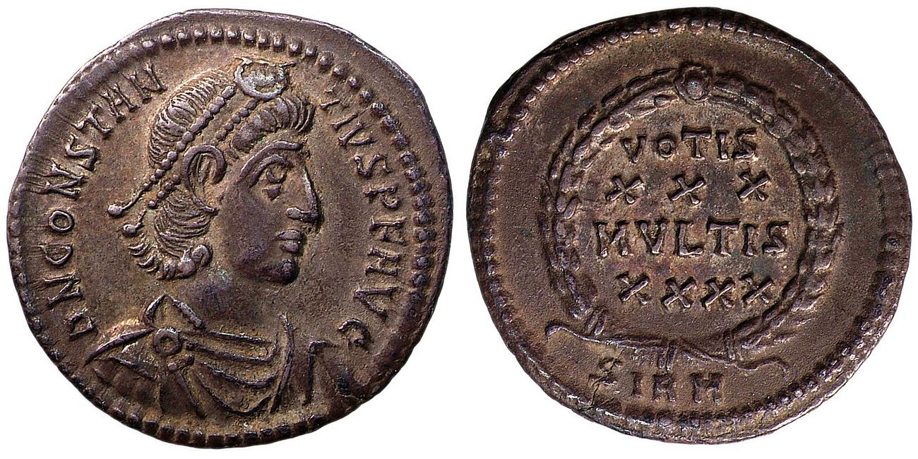 RIC VIII Sirmium 68, аверс, bm