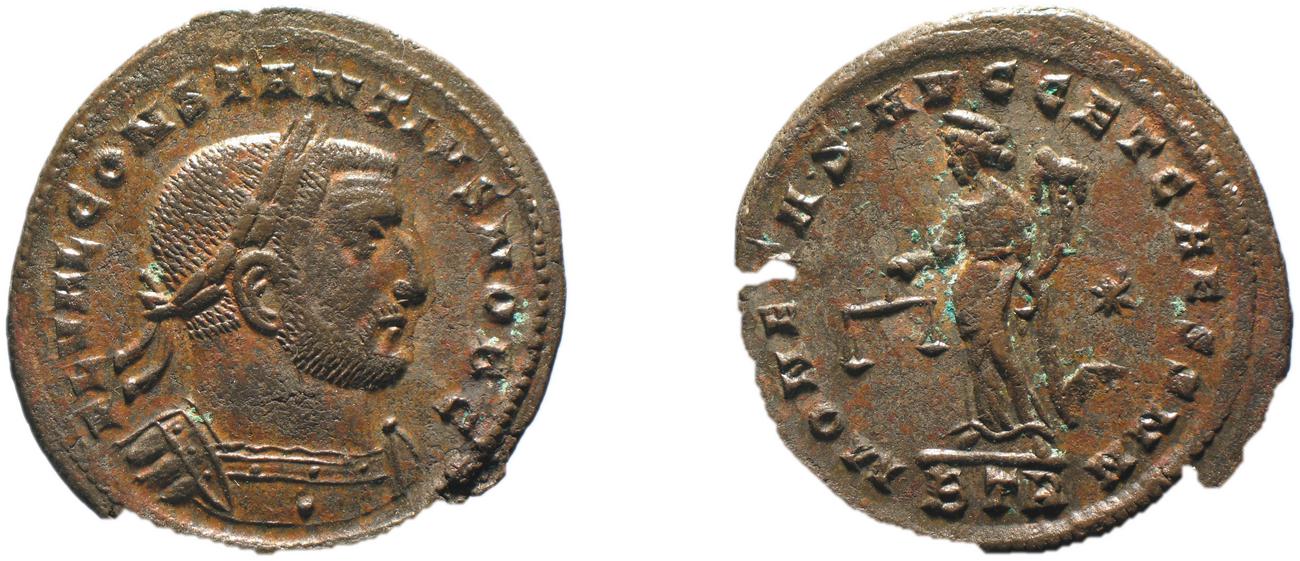 RIC VI Treveri 445, аверс, bm