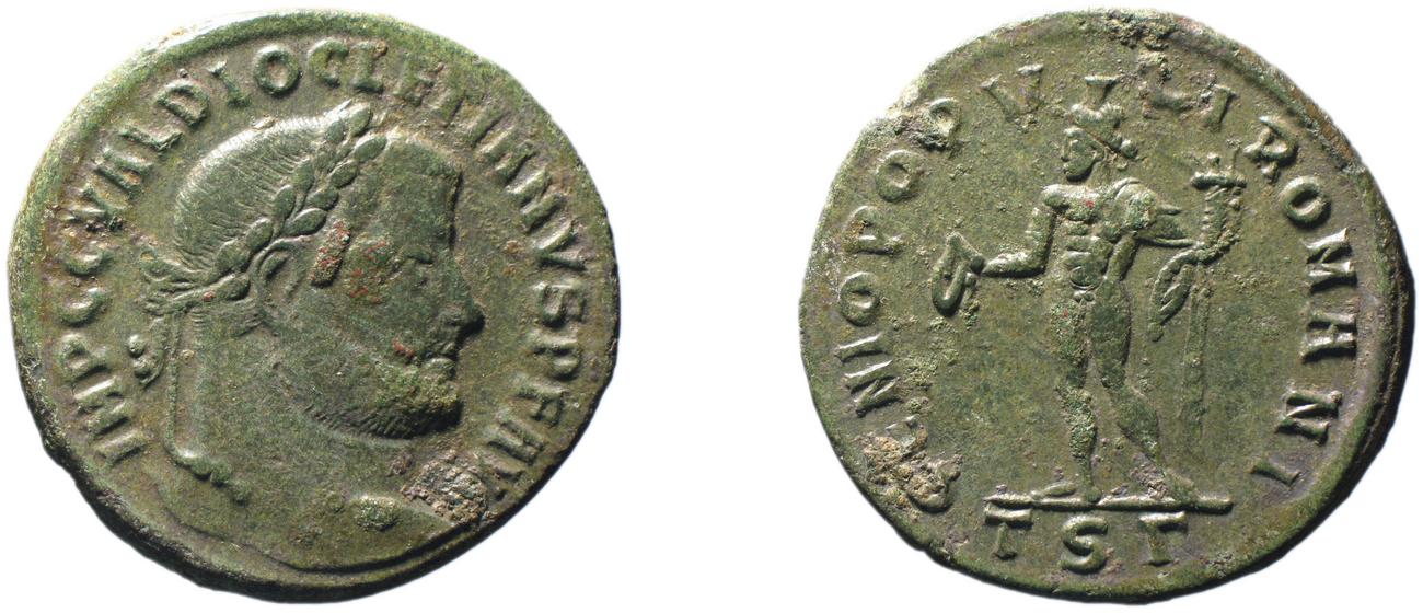 RIC VI Thessalonica 19a, аверс, bm