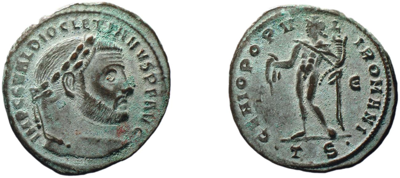 RIC VI Thessalonica 25a, аверс, bm
