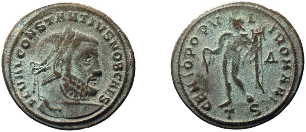 RIC VI Thessalonica 26a, аверс, bm