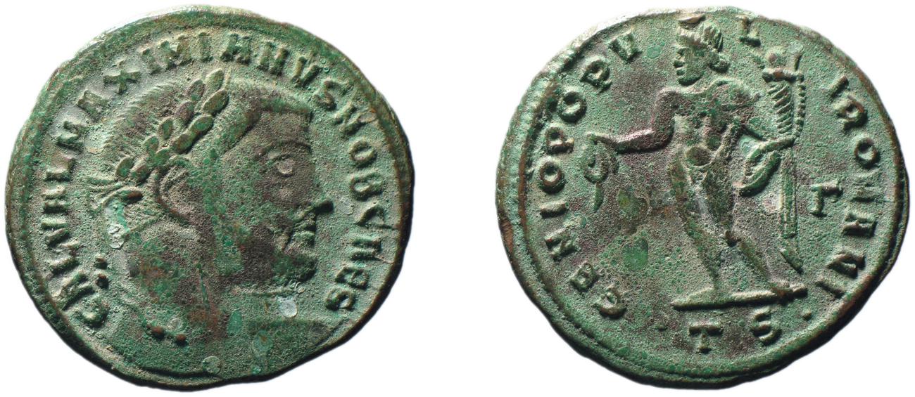RIC VI Thessalonica 26b, аверс, bm