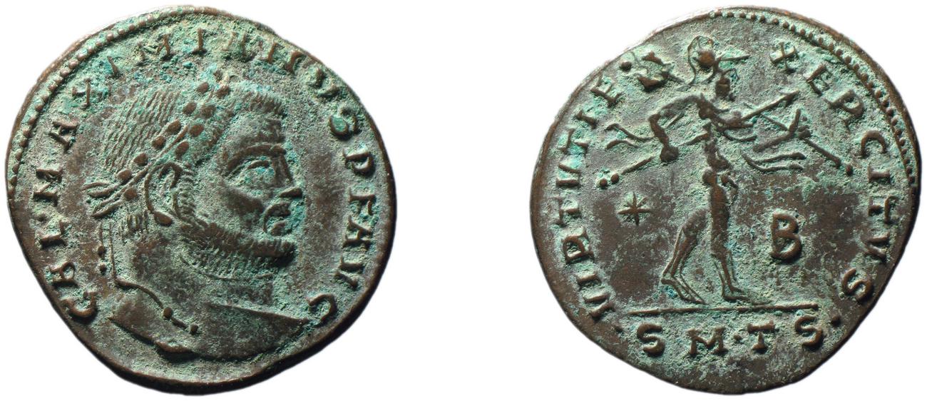 RIC VI Thessalonica 37a, аверс, bm