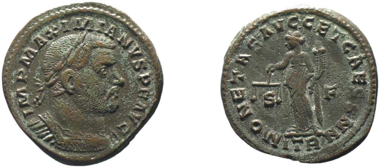 RIC VI Treveri 544b, аверс, bm