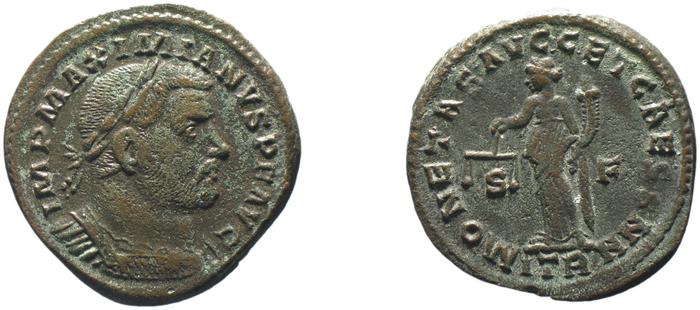RIC VI Treveri 544b, реверс, bm