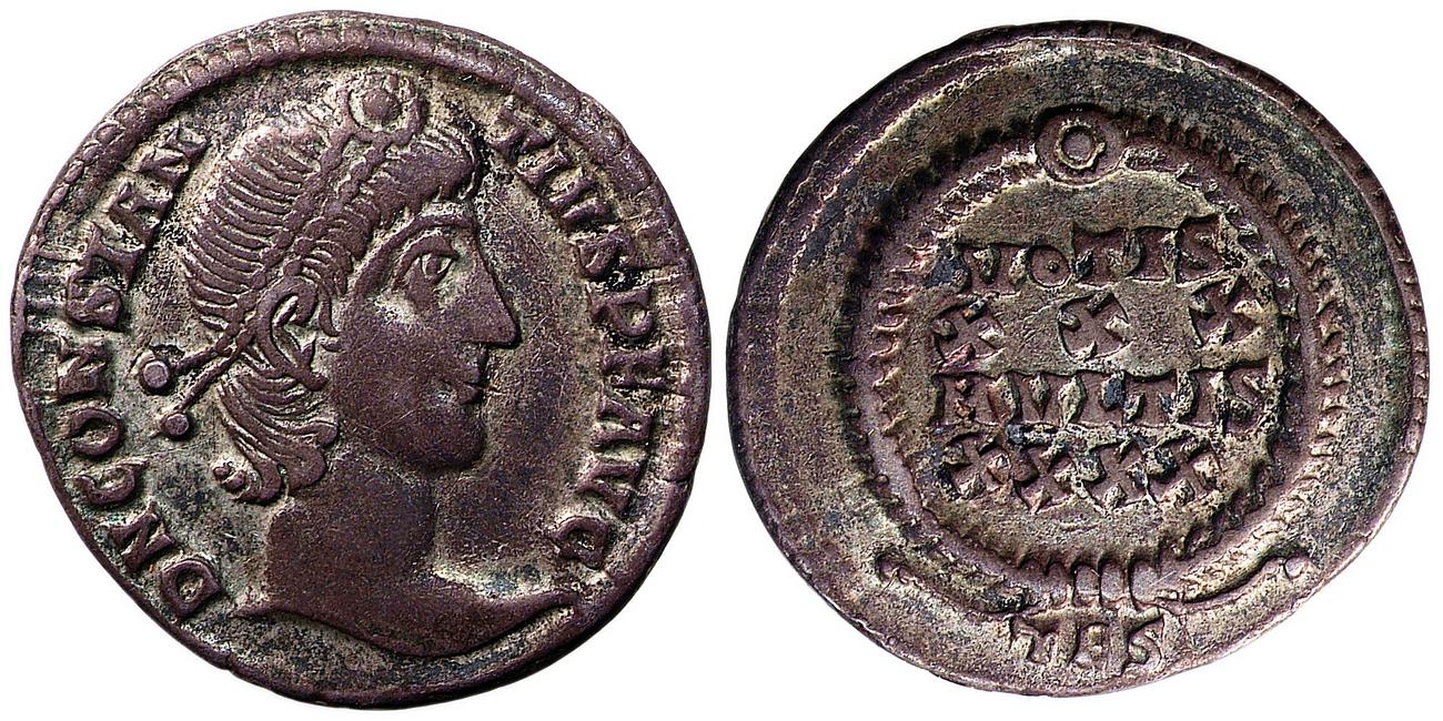 RIC VIII Thessalonica 163, аверс, bm
