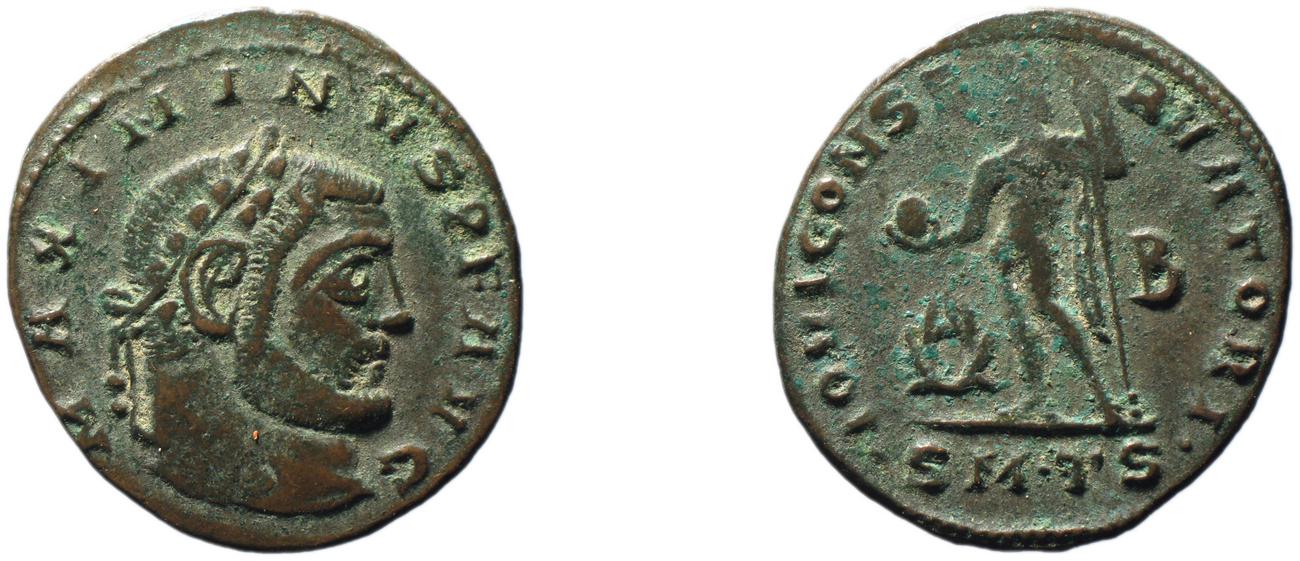 RIC VI Thessalonica 50a, аверс, bm
