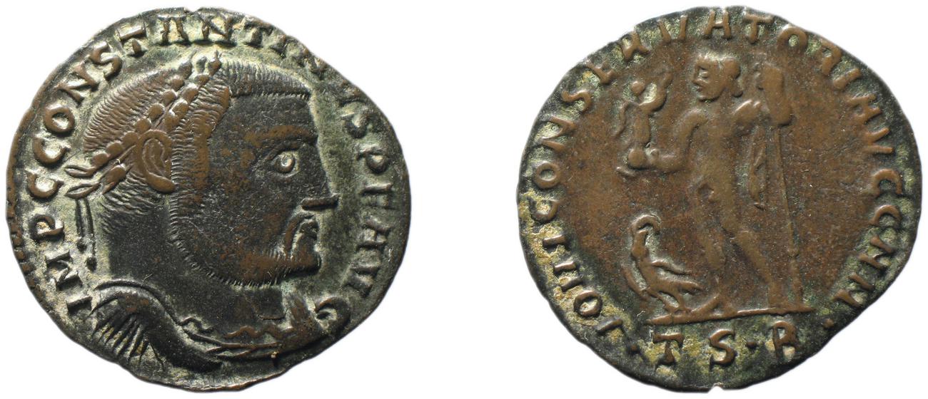 RIC VI Thessalonica 61b, аверс, bm