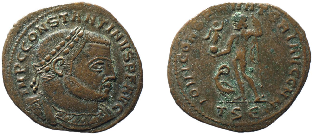 RIC VI Thessalonica 61b, аверс, bm