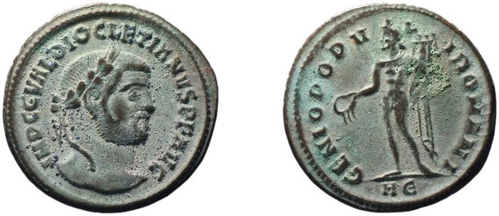 RIC VI Heraclea 12a, реверс, bm