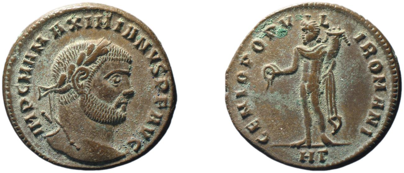 RIC VI Heraclea 12b, аверс, bm