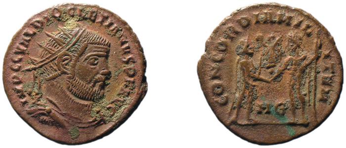 RIC VI Heraclea 13, реверс, bm