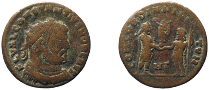 RIC VI Heraclea 15, реверс, bm