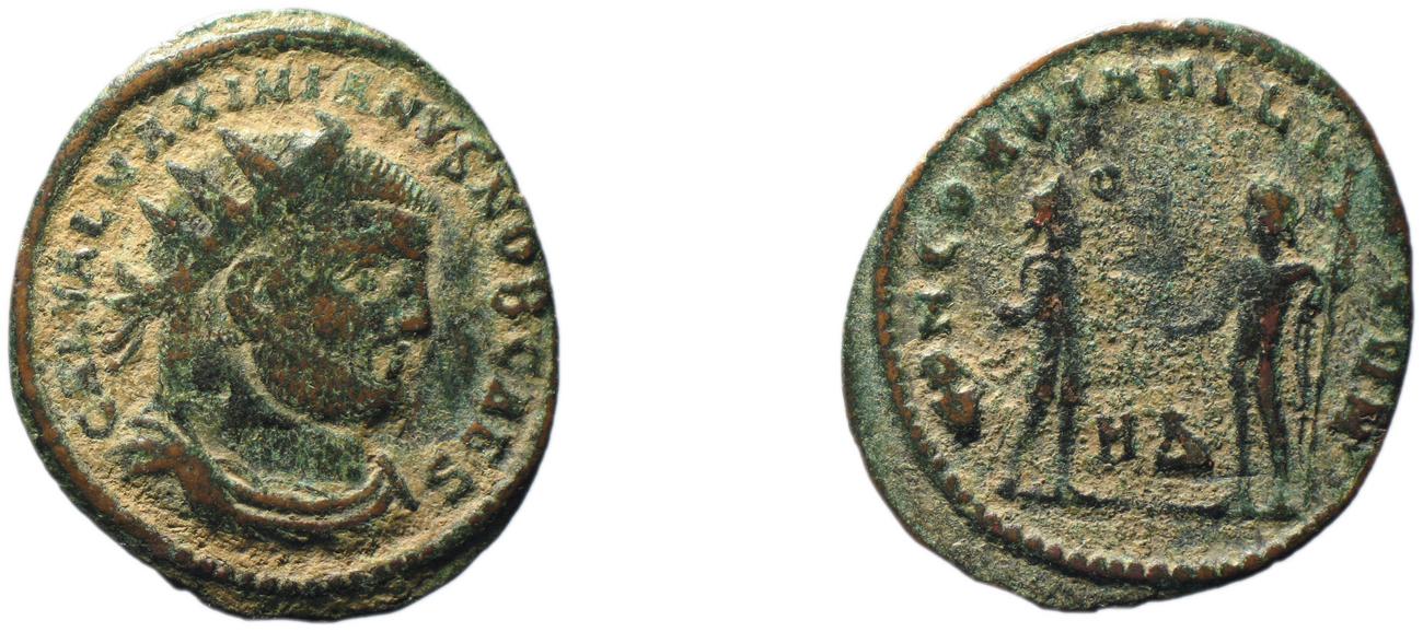 RIC VI Heraclea 16, аверс, bm