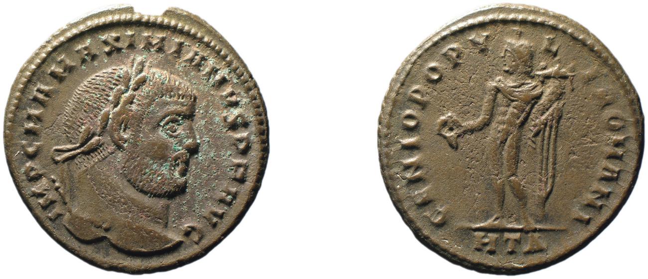 RIC VI Heraclea 17b, аверс, bm