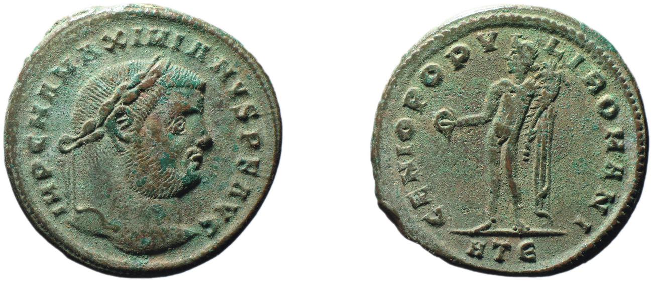 RIC VI Heraclea 17b, аверс, bm