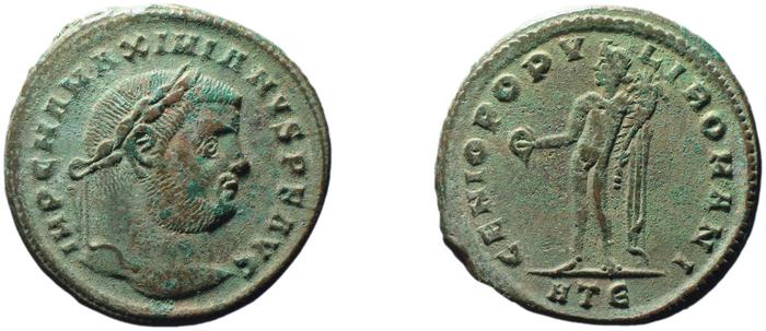 RIC VI Heraclea 17b, реверс, bm