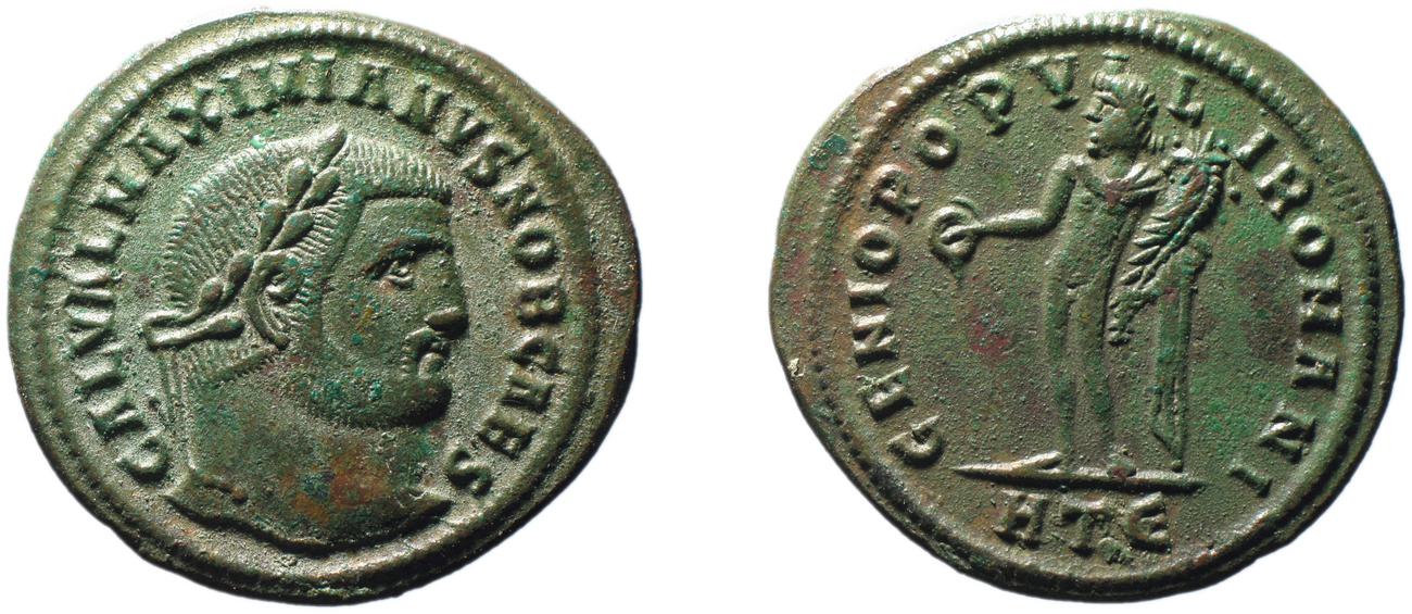 RIC VI Heraclea 18b, аверс, bm