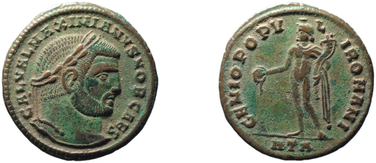 RIC VI Heraclea 18b, аверс, bm